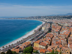 Nice au bord de la mer Méditerranée, Nizza