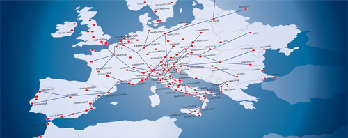 Mappa Italia linee autobus Baltour da 5€