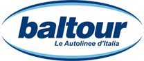 Logo compagnia di autobus Baltour Italia
