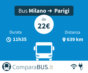 Pullman economico milano a parigi